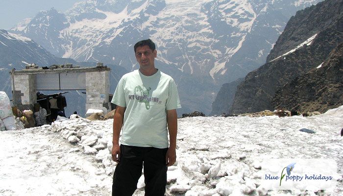 At Hemkund Sahib in June first week, 2012